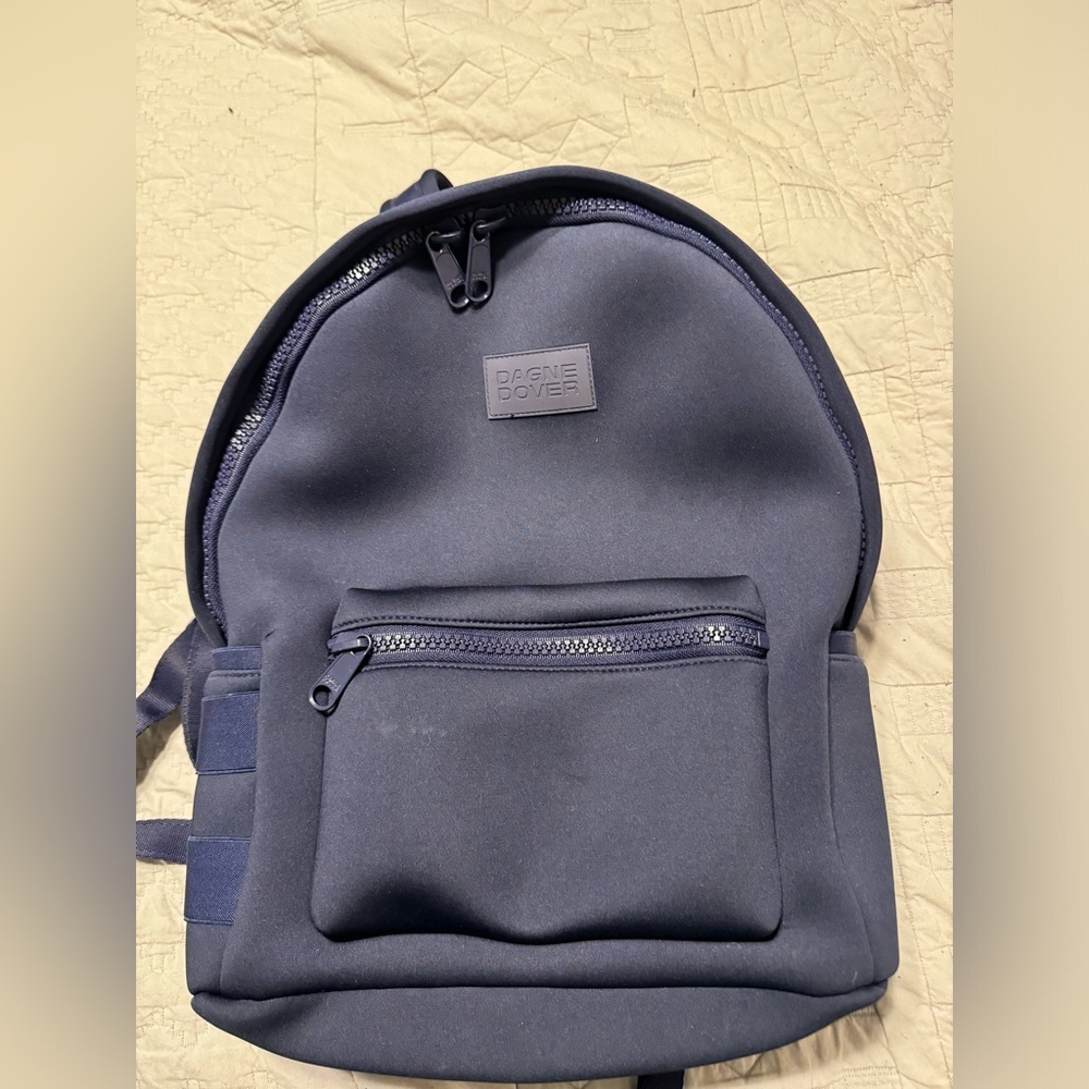 Large Dakota backpack from Dagne Dover. Navy.
